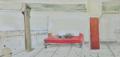 Neonilla Medvedeva - In the Workshop Nr.5, Paris - 2008 - oil on canvas - 27 x 50