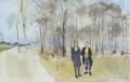 Neonilla Medvedeva - Anastasija, I and Atis - 2009 - oil on canvas - 70x100