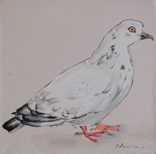 Neonilla Medvedeva - Zina - 2010 - oil on canvas - 10 x 10