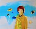 Neonilla Medvedeva - Fish - 2010 - oil on canvas - 48 x 60