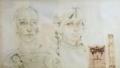 Neonilla Medvedeva - Girls - paper, charcoal - 35x60 - 2008