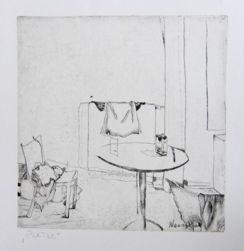 Neonilla Medvedeva - Paris - etching - 20 x 20 - 2009