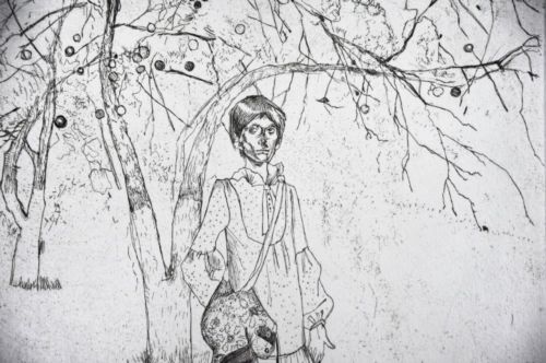 Neonilla Medvedeva - Apple tree - 1/3 etching - 21 x 20 - 2009