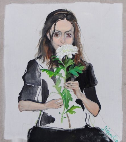 Neonilla Medvedeva - Tonja - 2009 - oil on canvas - 34 x 30 - Collection of Tosha