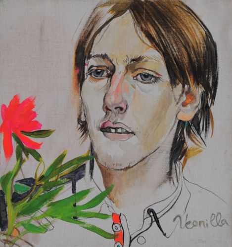 Neonilla Medvedeva - Anton - 2009 - oil on canvas - 18 x 17 - Private Collection