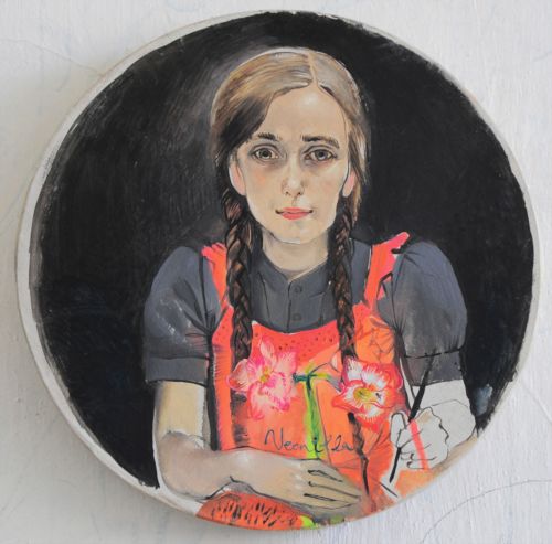 Neonilla Medvedeva - Neonilla (self-portrait) - 2009 - oil on canvas - h-27