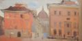 Neonilla Medvedeva - Santa Maria Del Fiore  (Florence) - oil on canvas - 30 x 59 - 2008