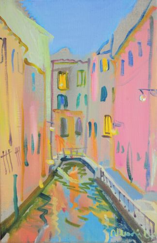 Neonilla Medvedeva - Venice in the evening 1 - oil on canvas - 30 x 20 - 2010