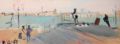 Neonilla Medvedeva - Bags for Sale (Venice) - oil on canvas - 30 x 80 - 2008