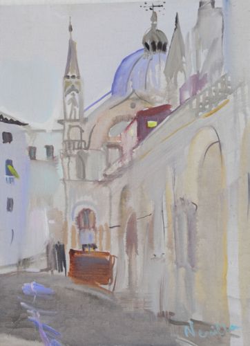 Neonilla Medvedeva - San Marko - evening - oil on canvas - 40 x 30 - 2010
