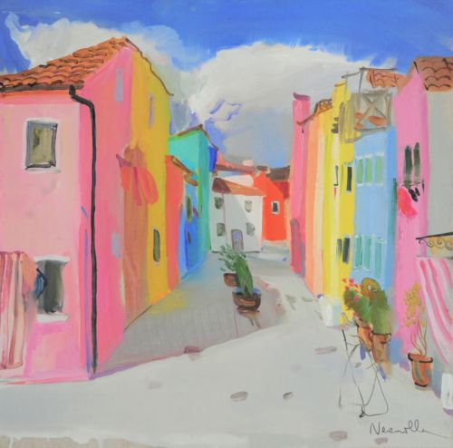 Neonilla Medvedeva - Burano 2 - oil on canvas - 49 x 50 - 2010