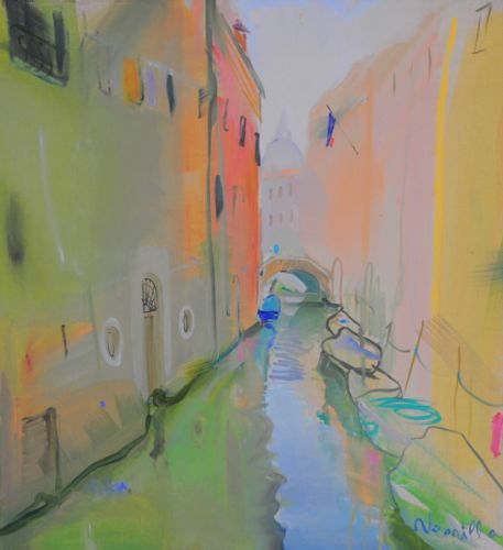 Neonilla Medvedeva - Salute - oil on canvas - 50 x 47 - 2010