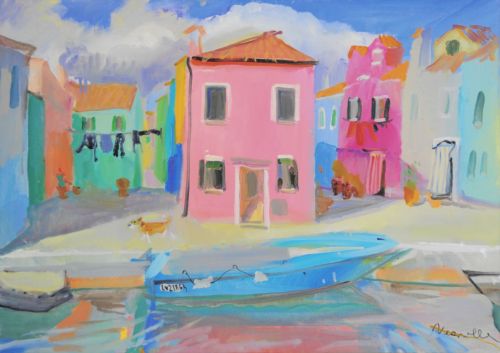 Neonilla Medvedeva - Burano 1 - oil on canvas - 50 x 70  - 2010